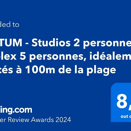 Mutum - 2 Personnes Ou Duplex 5 Personnes , Idealement Places A 100m De La * Dieppe